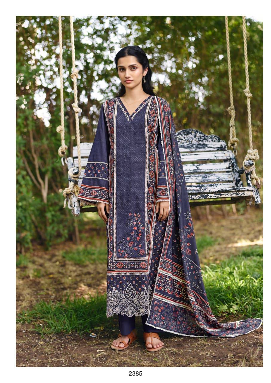 MANZIL To KIMORA SUIT 2383 To 2386 Series Indian Traditional Wear Pure Cotton dresses At Wholesale Price